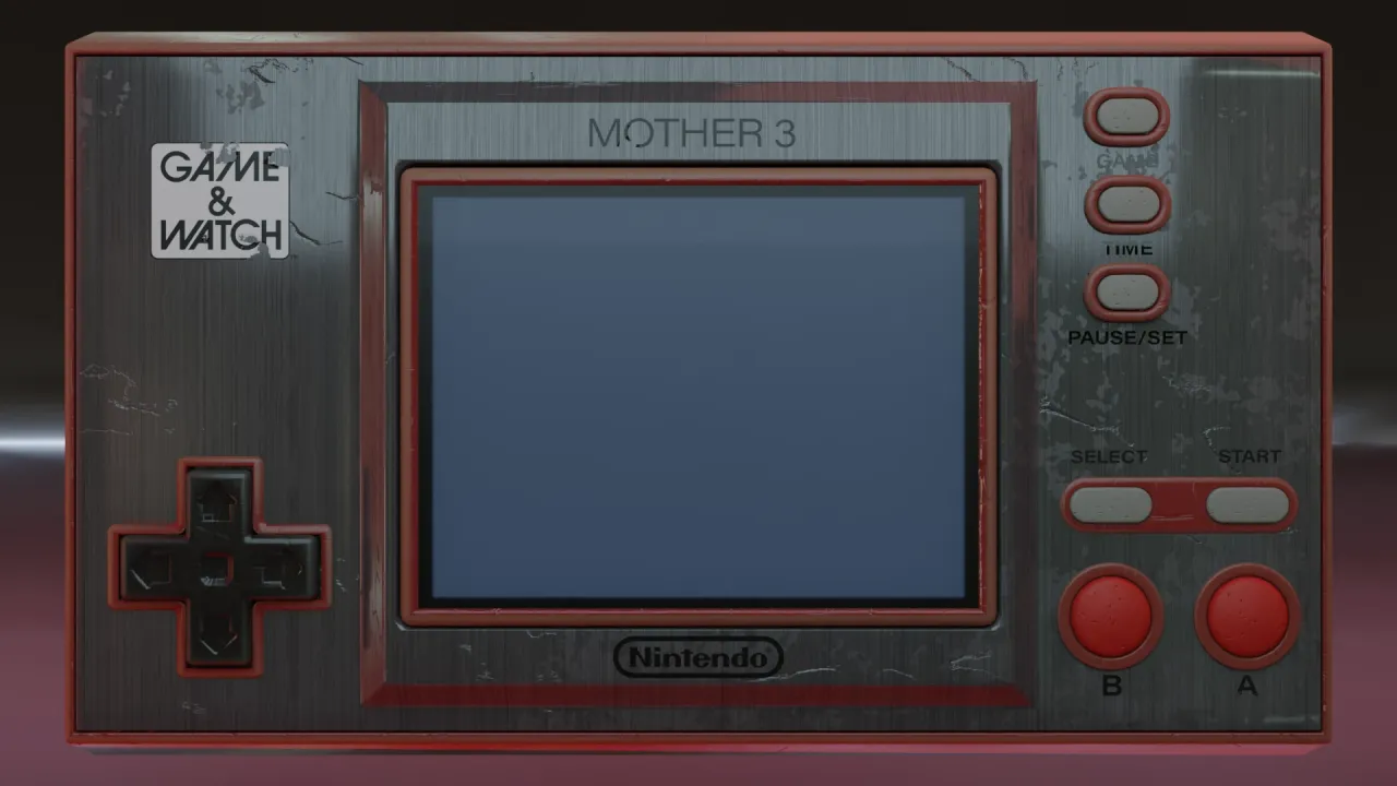 3D Game console model