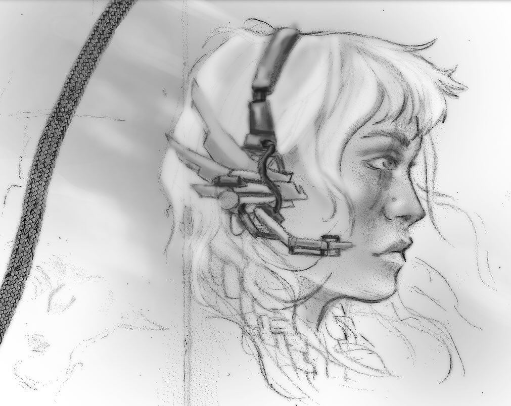 Traditional oil painting study focusing on texture and light interaction